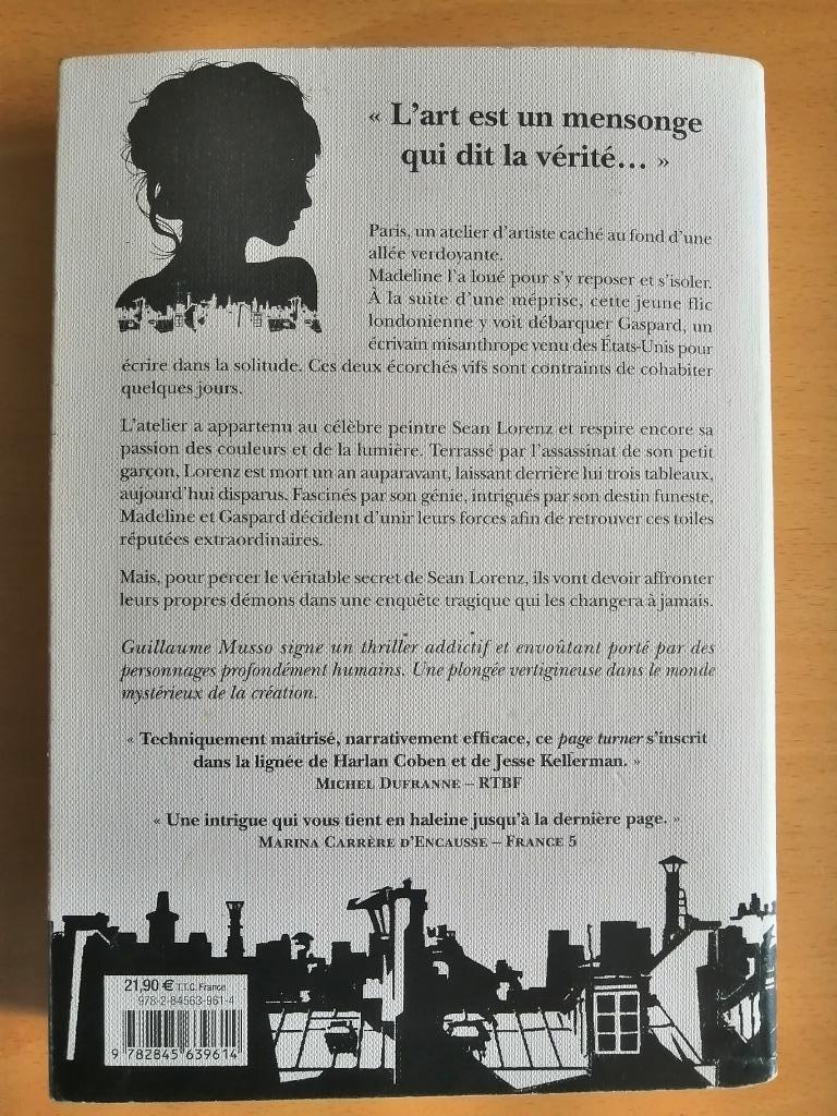 Un appartement à Paris de Guillaume Musso, Enlèvement ou Envoi