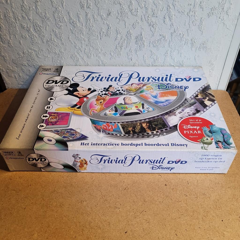 Trivial Pursuit Disney DVD, Hobby & Loisirs créatifs, Trois ou quatre joueurs, Enlèvement ou Envoi, Parker