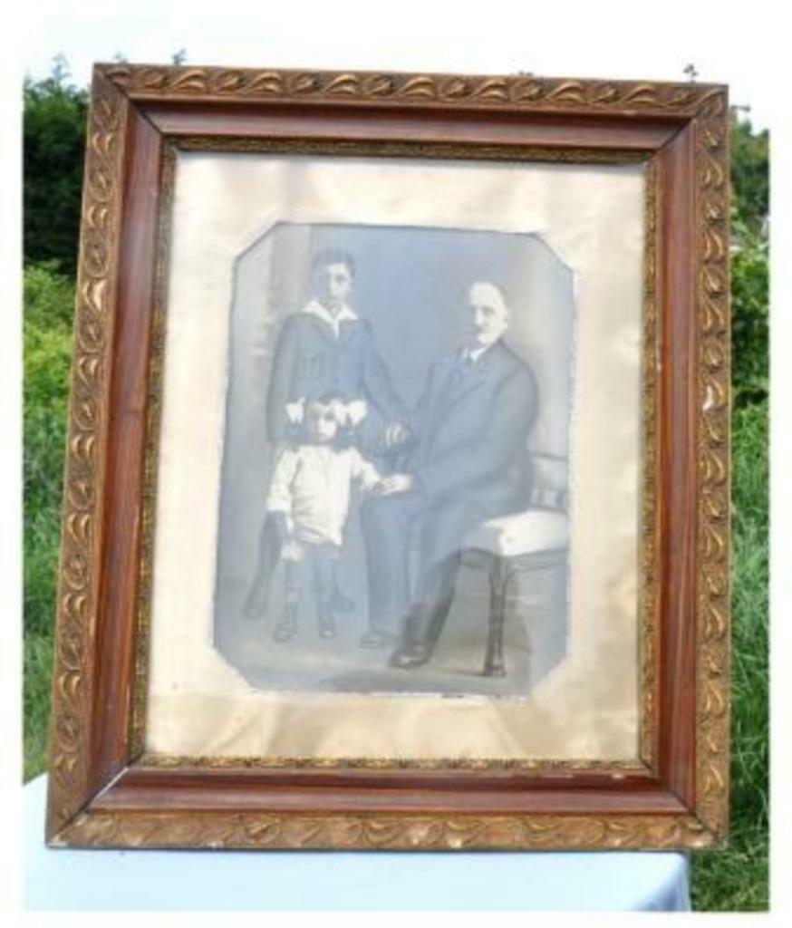§ ancien cadre bois et stuck, Enlèvement ou Envoi, Utilisé, Bois