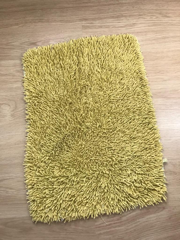 Groene badmat, Huis en Inrichting, Ophalen, Gebruikt, Groen, Badmat