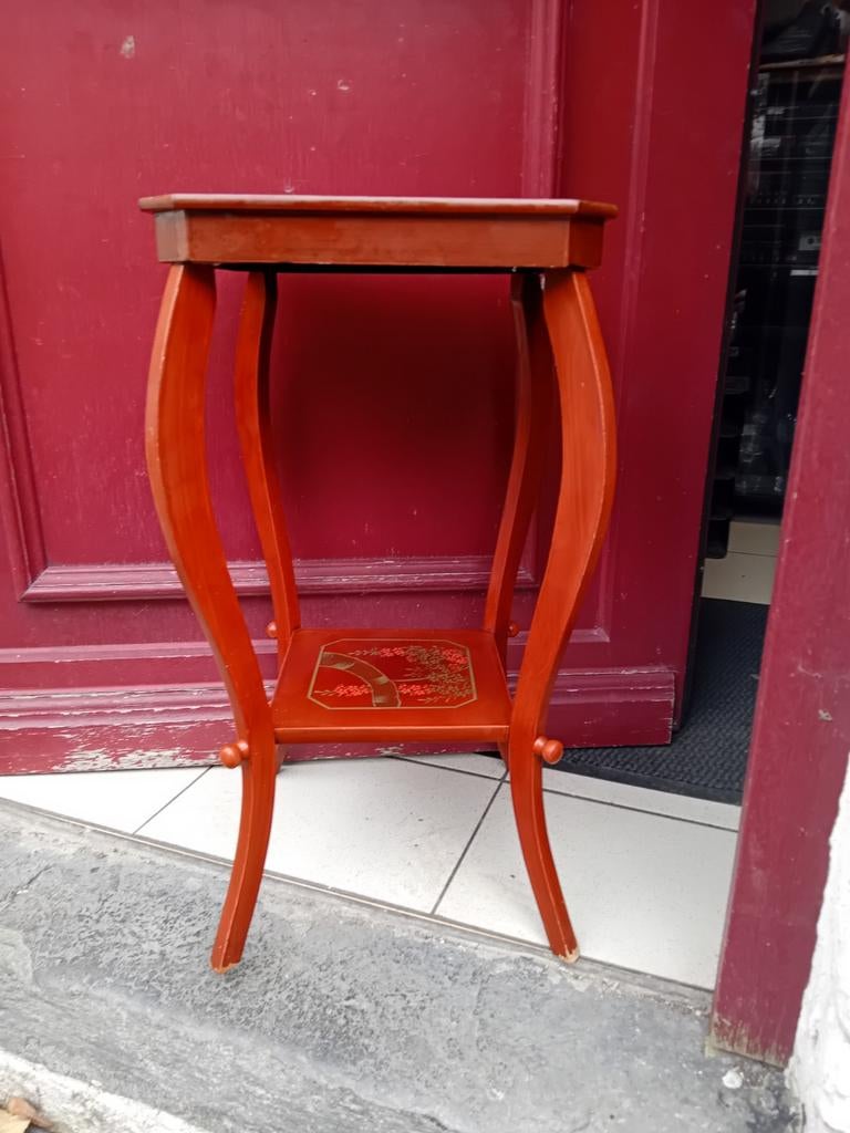 Petite Sellette en bois de style oriental, Enlèvement ou Envoi