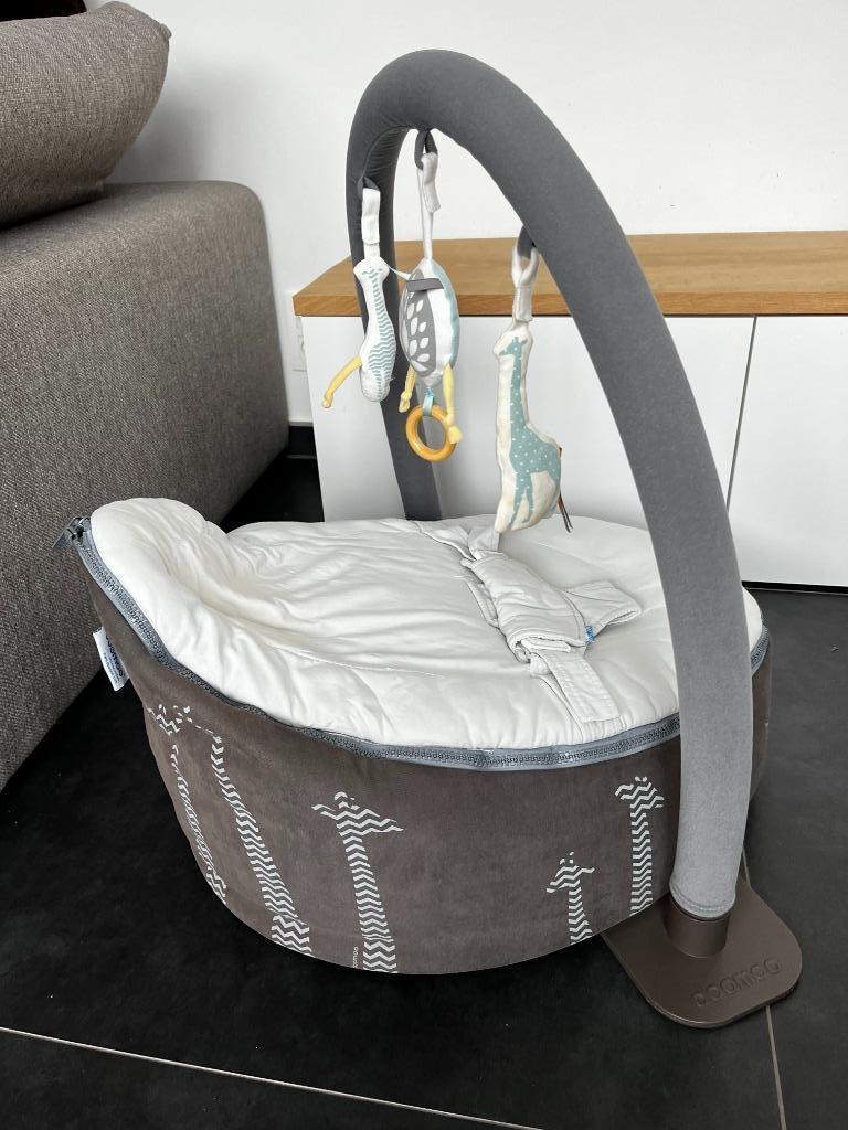 Pouf Doomoo + balancelle + arche de jeux, Enlèvement, Comme neuf, Autres marques