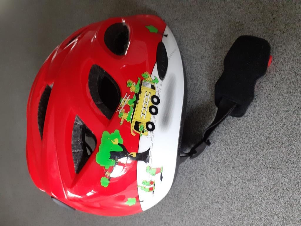 Fietshelm kind Abus, Ophalen of Verzenden, Zo goed als nieuw, Jongen of Meisje, ABUS