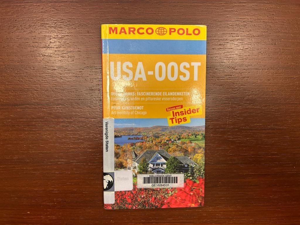 Reisgids Marco Polo USA-Oost, Livres, Guides touristiques, Guide ou Livre de voyage, Enlèvement ou Envoi, Budget, Utilisé
