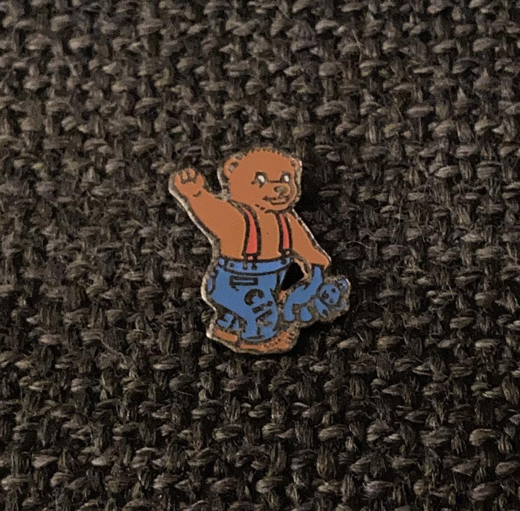 PIN - BEERTJE - TEDDY BEAR - TEDDYBEER, Envoi, Utilisé, Figurine, Insigne ou Pin's