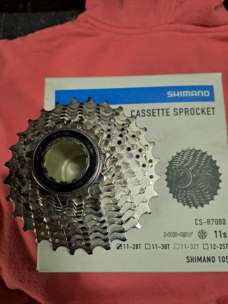 CS - R7000 11/28 cassette met 11 versnellingen, Ophalen of Verzenden, Gebruikt, Derailleur of Ketting, Shimano