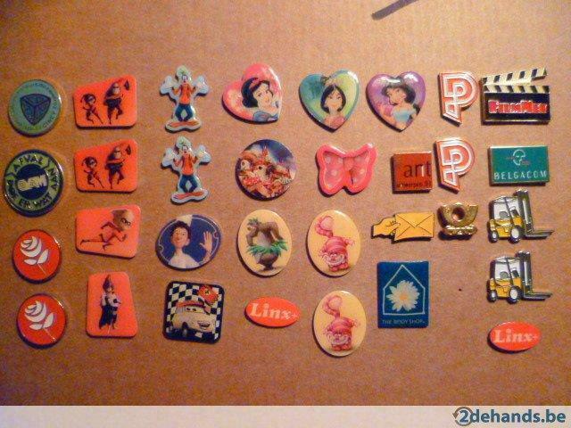 Pins, Linx, Belgacom, Disney, ..., Verzenden, Nieuw, Speldje of Pin