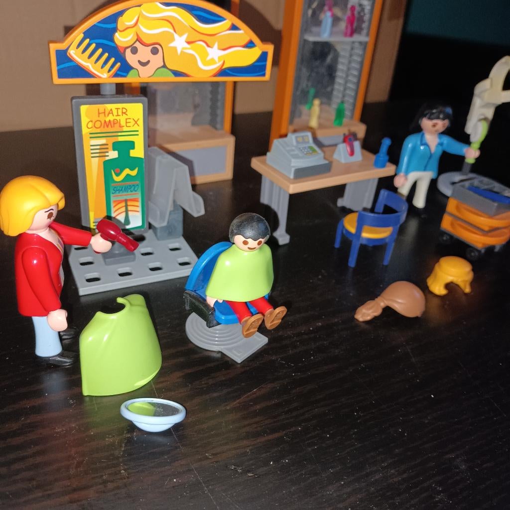 Playmobil 4413 salon de coiffure, Ophalen of Verzenden, Gebruikt, Los Playmobil