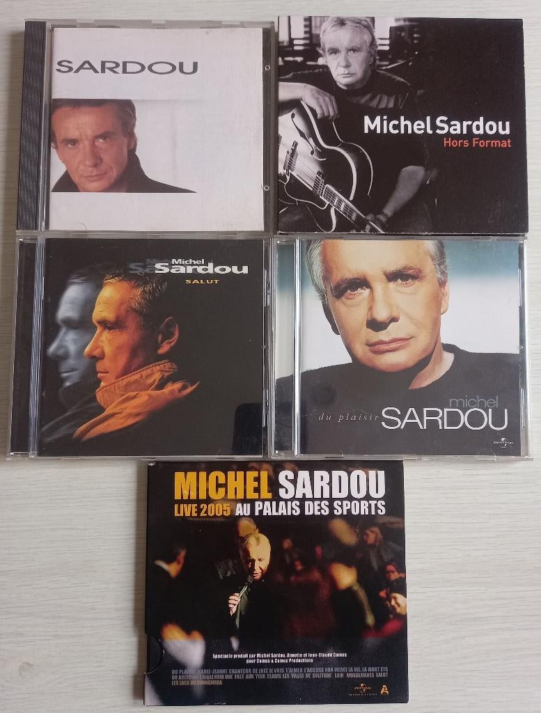 Assortiment de CD de Michel Sardou, CD & DVD, Enlèvement ou Envoi, Comme neuf