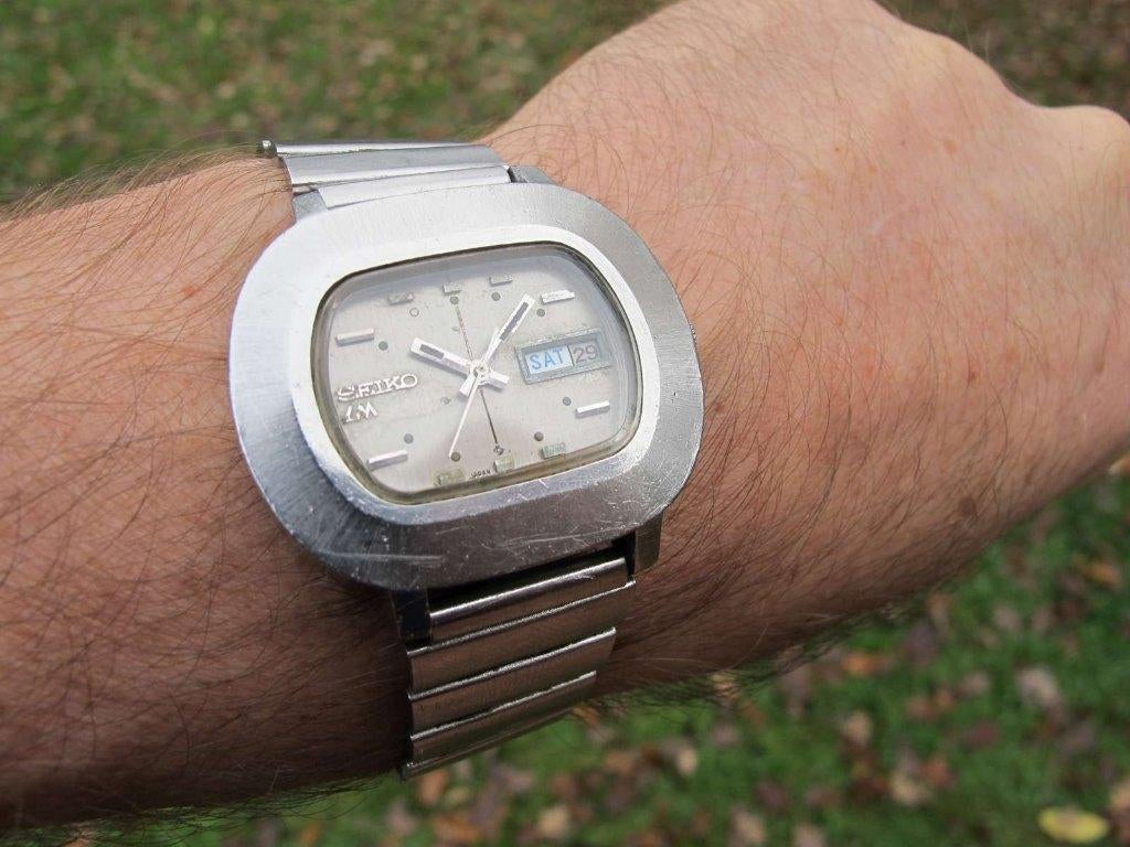 SS Seiko LordMatic 5606-5011 DD TV 1974 volledig nagezien!, Ophalen of Verzenden