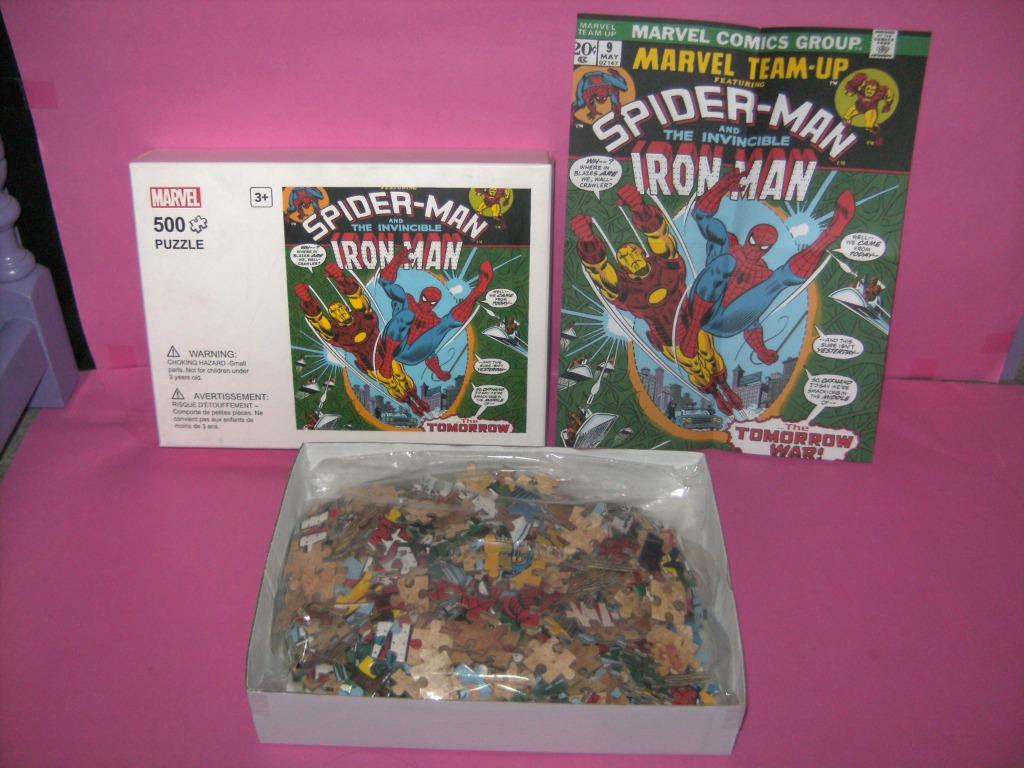 Puzzel: marvel comics. (500 stukjes), Hobby en Vrije tijd, Ophalen of Verzenden, 500 t/m 1500 stukjes, Nieuw, Legpuzzel