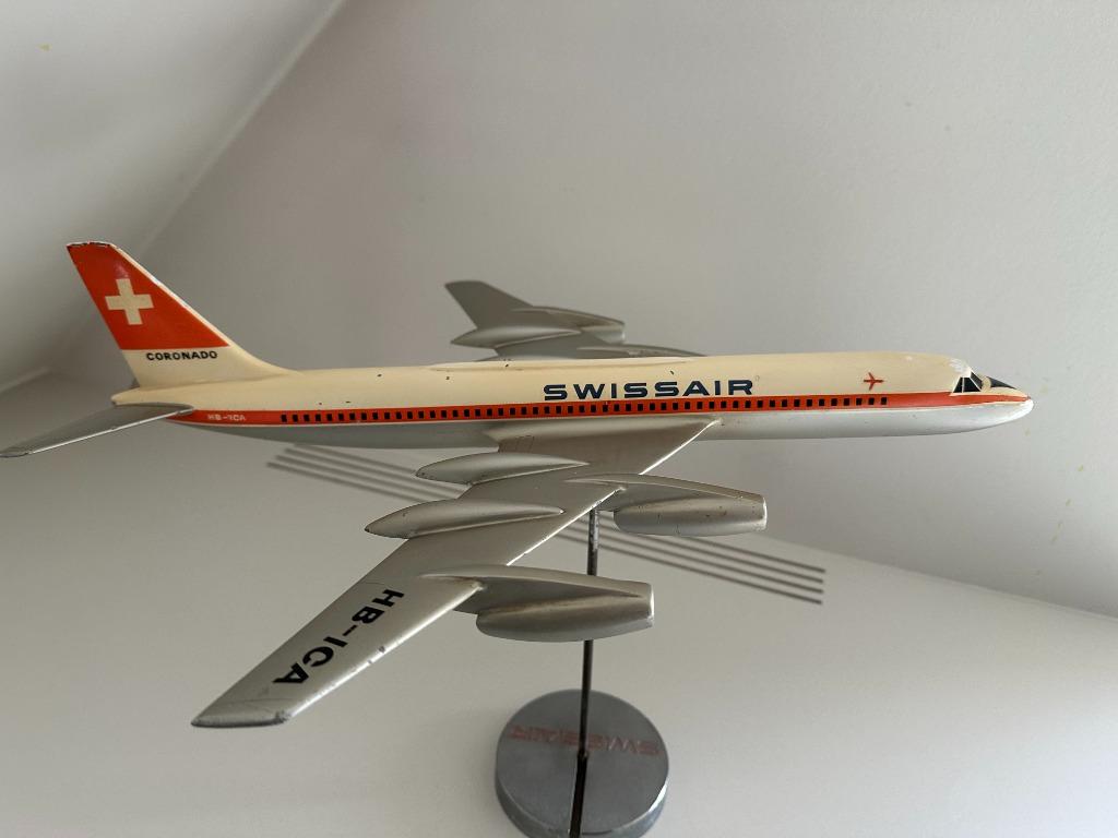 RAISE-UP  Coronado SWISSAIR 1961 modèle à l'échelle 1/100, Collections, Enlèvement ou Envoi, Utilisé, Modèle réduit