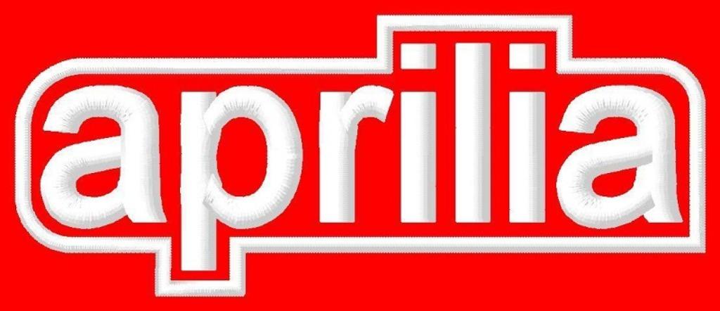 Patch Aprilia - 105 x 40 mm, Ophalen of Verzenden, Nieuw