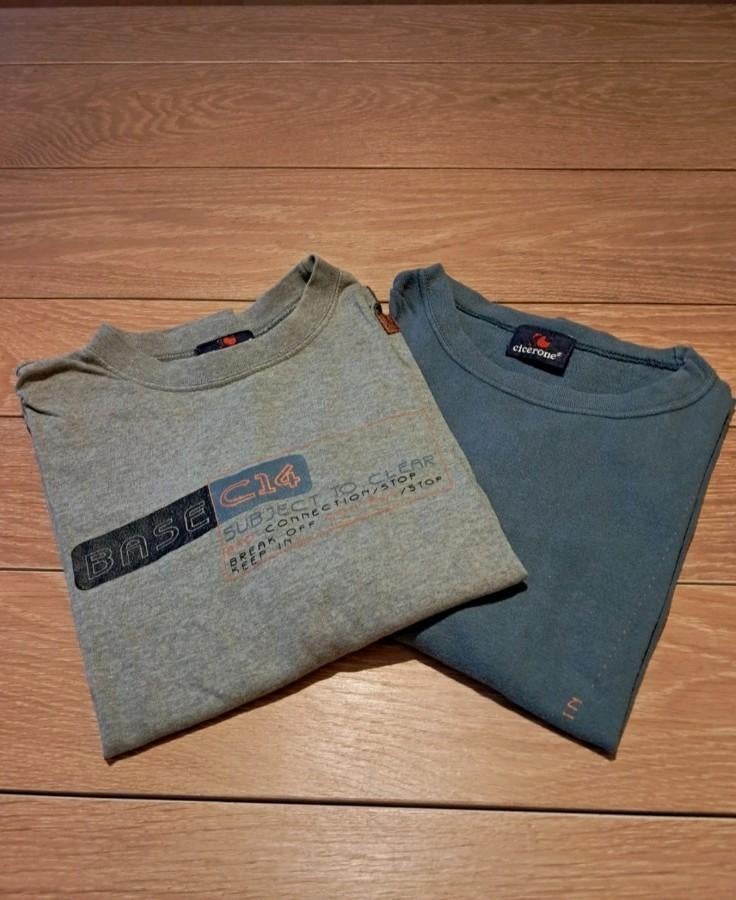 Lot de 2 t-shirts longues manches Cicerone 152, Garçon, Enlèvement ou Envoi, Chemise ou À manches longues, Cicerone