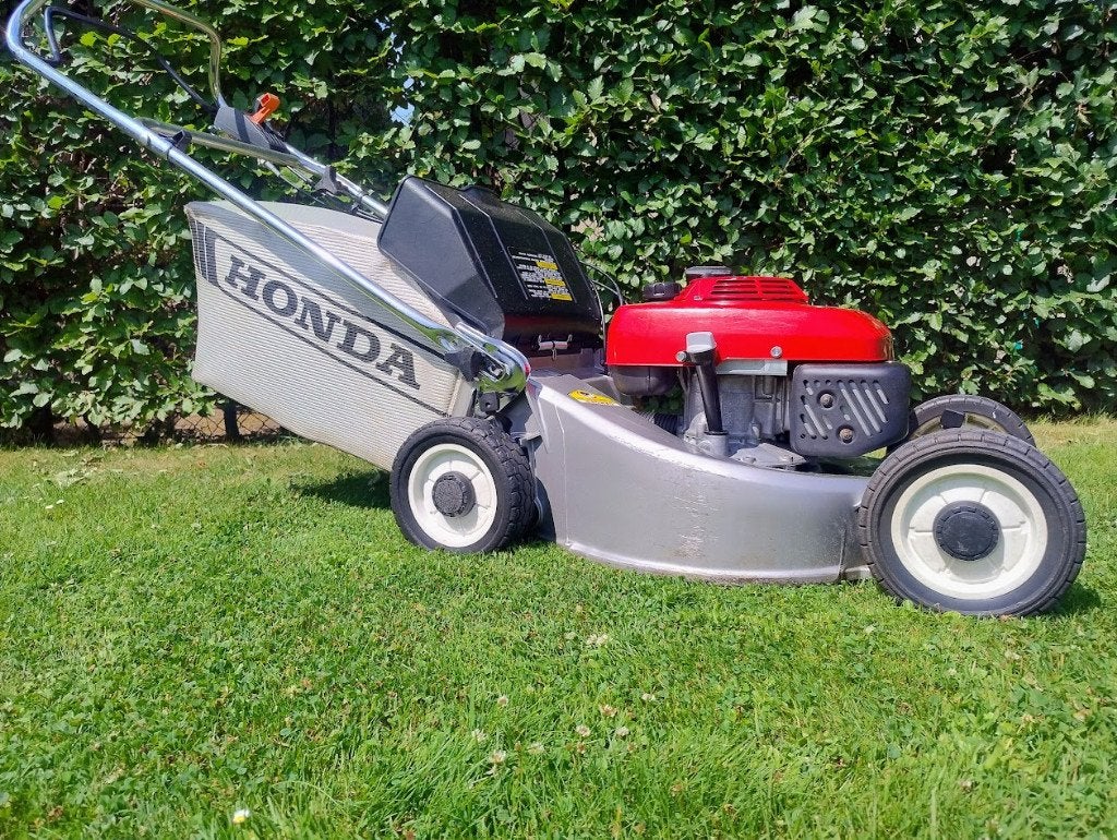 Honda grasmaaier, Tuin en Terras, Grasmaaiers, Zo goed als nieuw, Benzine-grasmaaier, 40 t/m 49 cm, Cirkelmaaier, Opvangzak, Versnellingen
