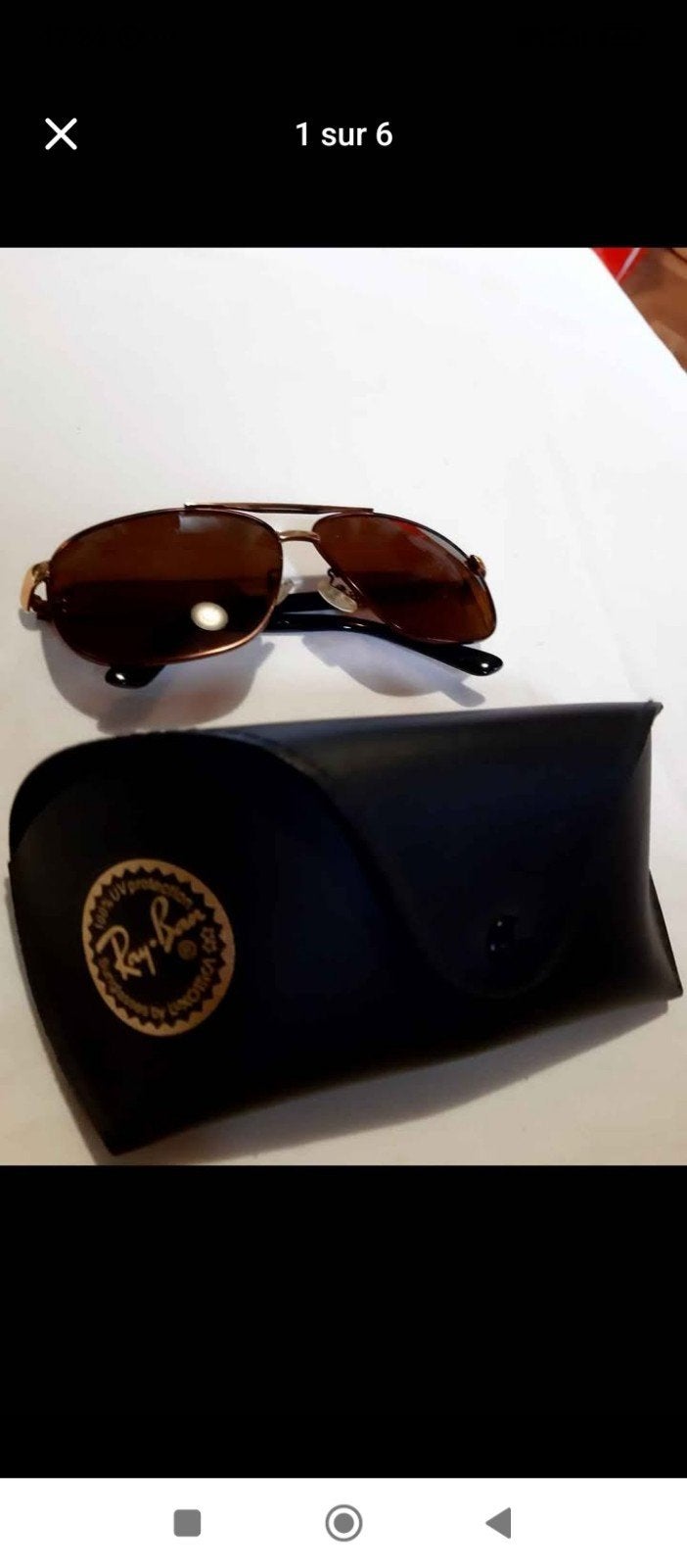 Lunette de soleil RAYBAN original pour homme, Bijoux, Sacs & Beauté, Lunettes de Soleil & Lunettes | Hommes, Enlèvement