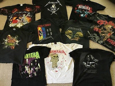 GEZOCHT: Oude band t-shirts Metal,Rock..., Enlèvement