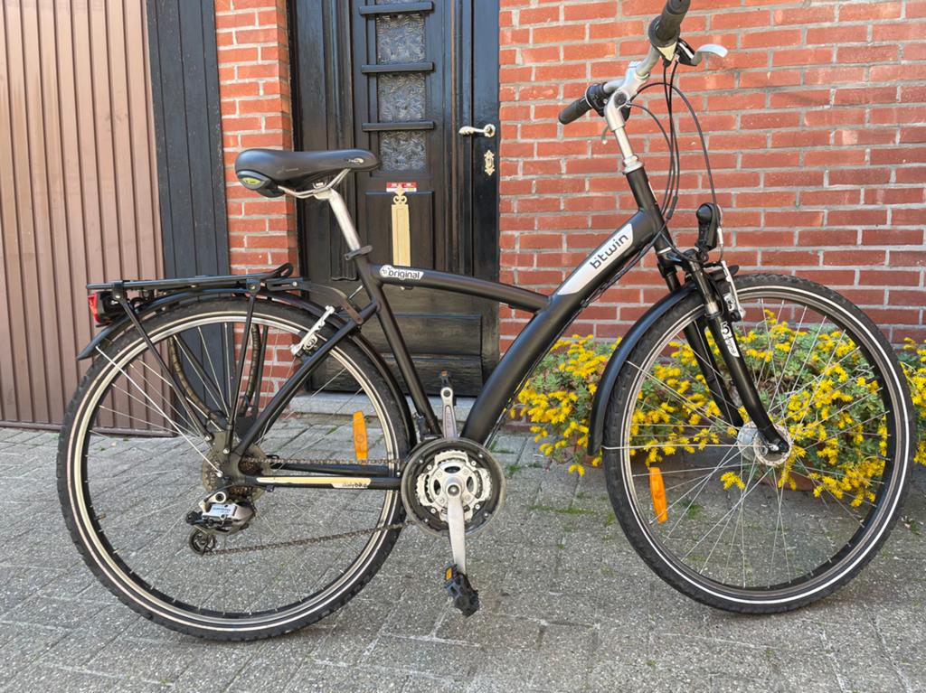 Herenfiets Te.koop, Fietsen en Brommers, Fietsen | Dames | Sportfietsen en Toerfietsen, 28 inch, Zo goed als nieuw, Ophalen, Overige merken