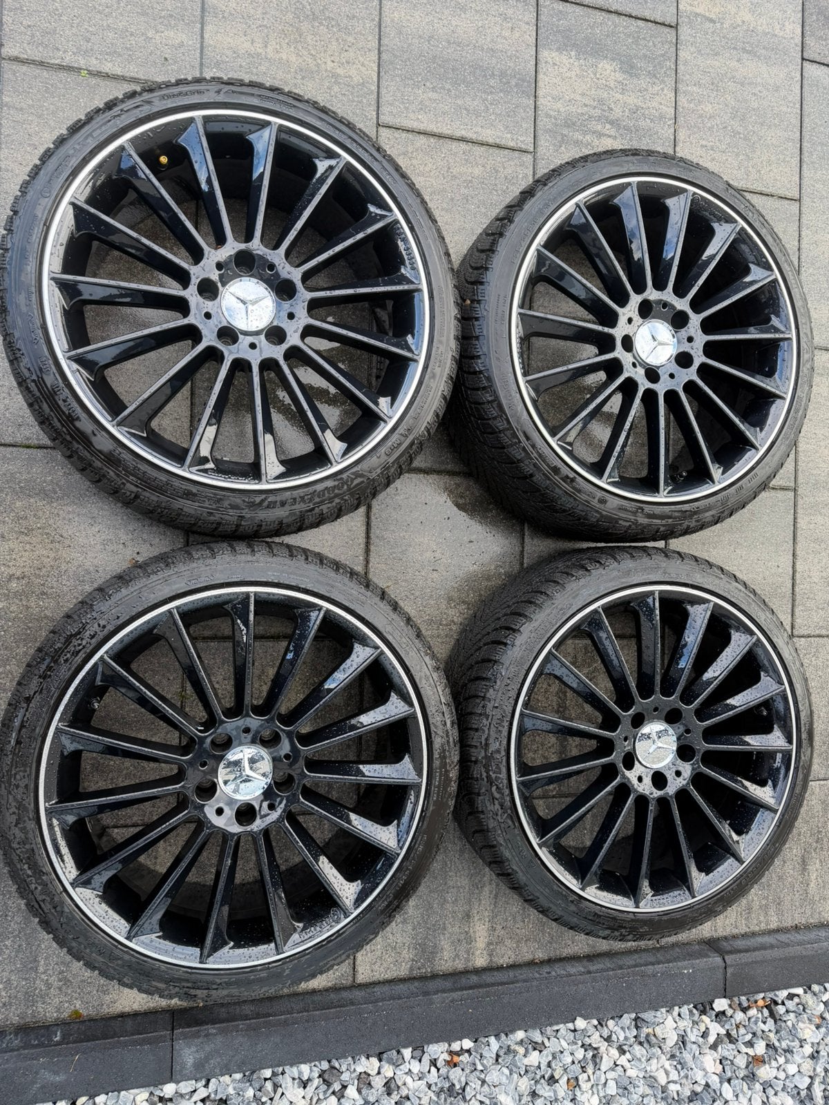 19 inch Mercedes amg Velgen winterbanden, Auto-onderdelen, 19 inch, Band(en), Winterbanden, Ophalen of Verzenden