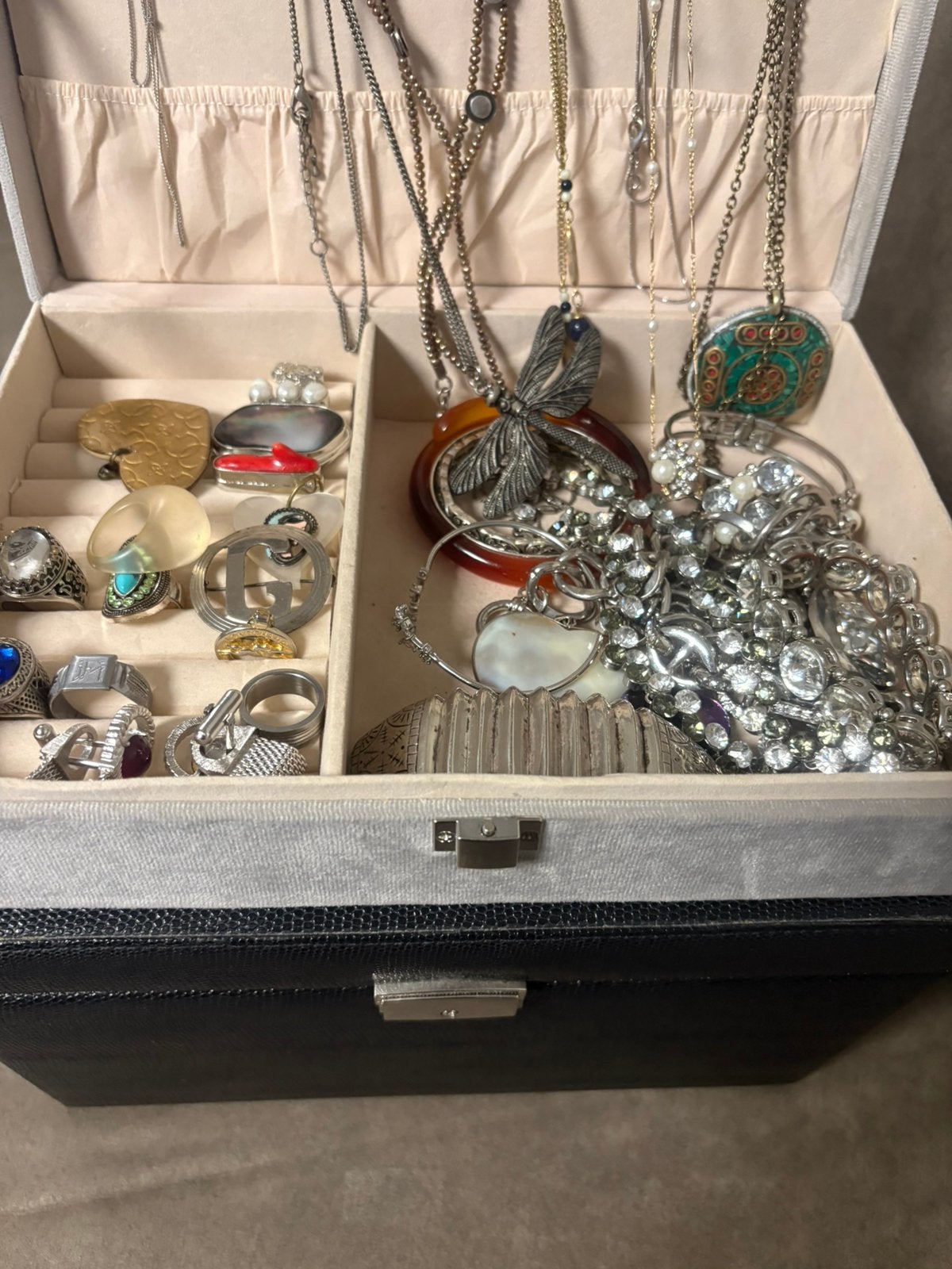 Lot antieke sieraden, Bijoux, Sacs & Beauté, Bijoux anciens, Enlèvement ou Envoi, Broche, Doré