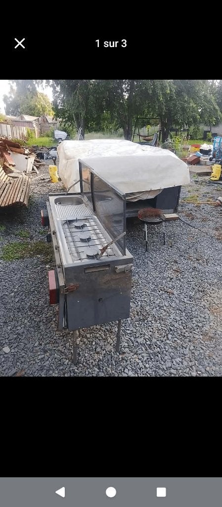 Opvouwbare aanhangwagen, Caravans en Kamperen, Vouwwagens, Ophalen, Meerkleurig, Aanwezig, Jamet