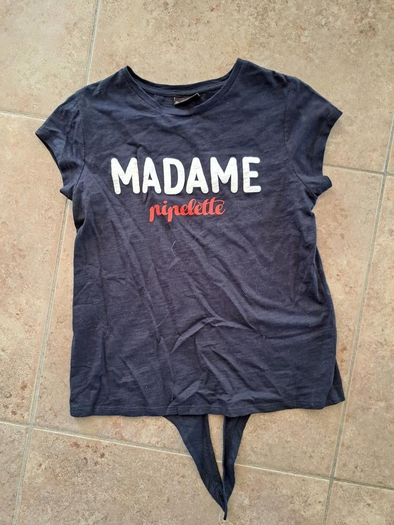 Blauw t-shirt (JBC), maat 146, Kinderen en Baby's, Kinderkleding | Maat 146, Ophalen of Verzenden, Zo goed als nieuw
