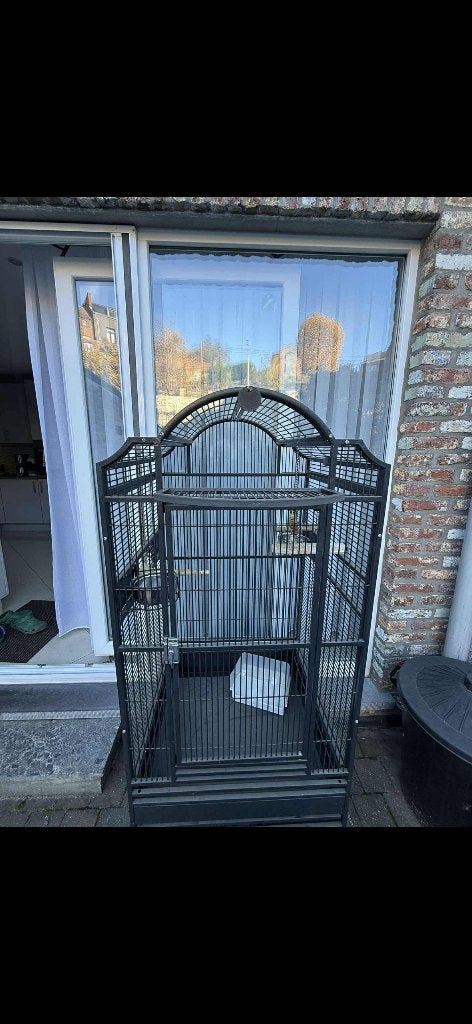 Cage perroquet, Animaux & Accessoires, Enlèvement, Utilisé, Métal, Cage à oiseaux