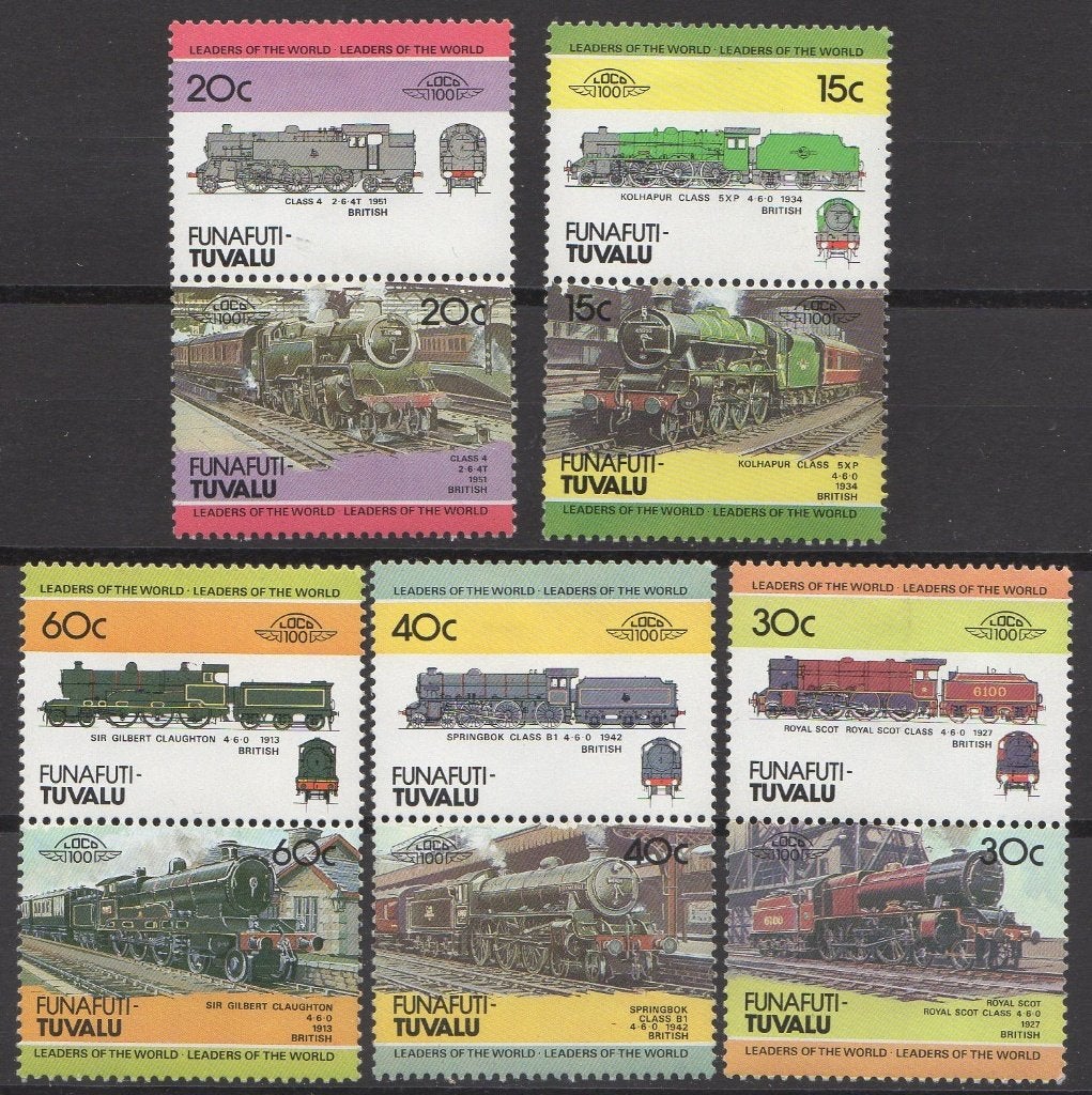 Funafuti-Tuvalu - treinen, Ophalen of Verzenden, Postfris
