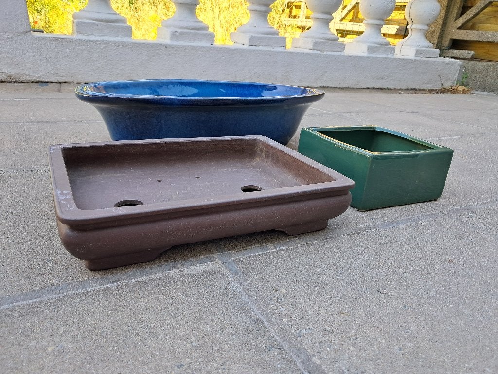 Pots bonzaï, Jardin & Terrasse, Enlèvement, Utilisé, Poterie