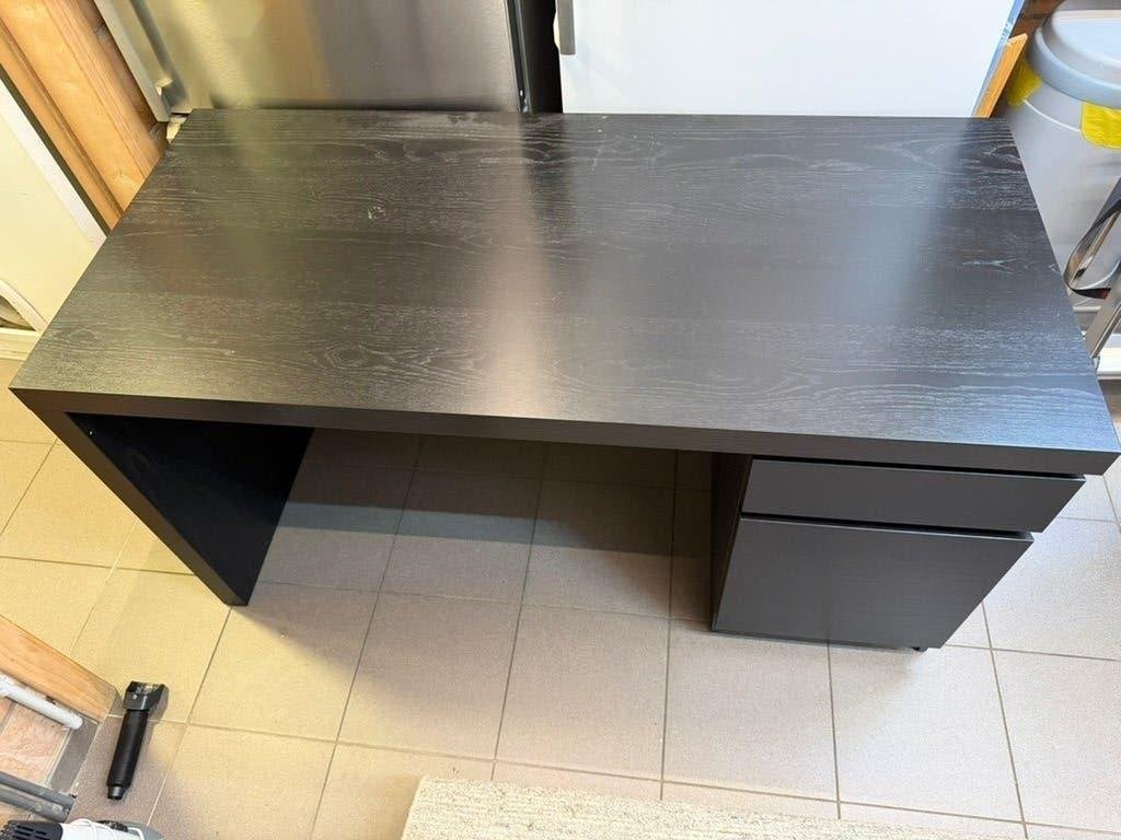Ikea Malm Bureau 140x65, Enlèvement, Comme neuf, IKEA