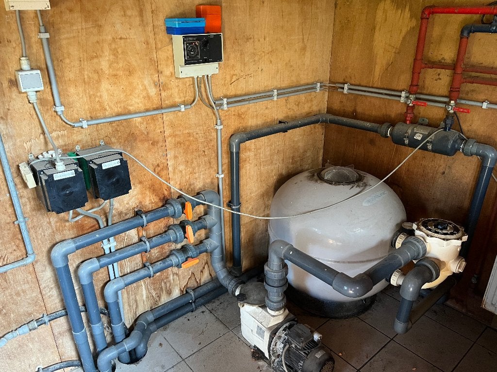Complete professionele zwembadinstallatie, Ophalen, Gebruikt, Zwembadpomp