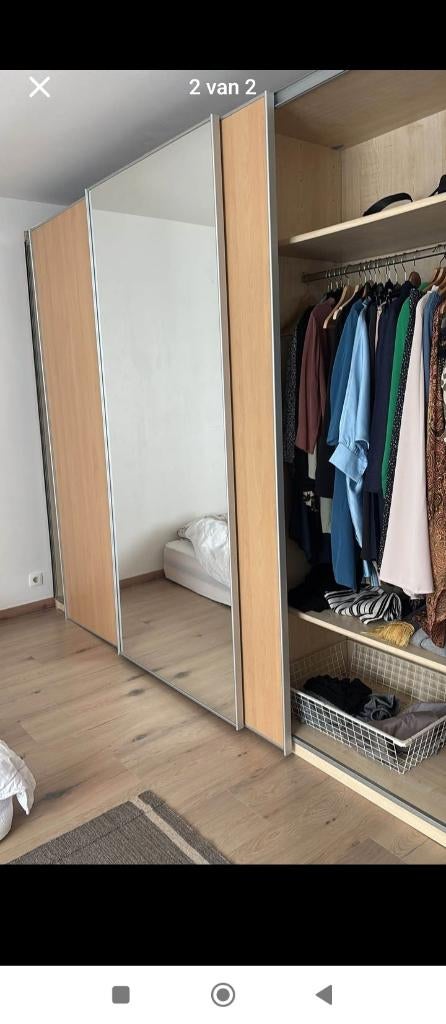 Grote kast met schuifdeuren 3m, Huis en Inrichting, Kasten | Kleerkasten, Ophalen, 200 cm of meer, Met plank(en), Zo goed als nieuw