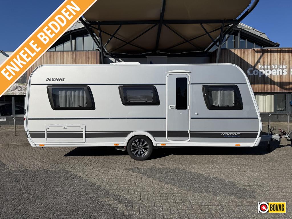 Dethleffs Nomad Avantgarde 510 LE 2021 MOVER + 3M TENT!, Caravans en Kamperen, Schokbreker, Treinzit, 2 aparte bedden, 1250 - 1500 kg