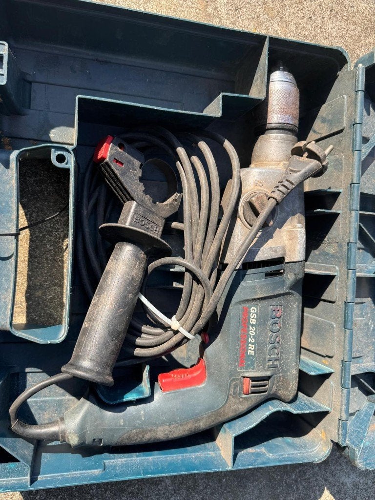 Bosch Professional GSB 20-2 RE Klopboormachine 800W, Doe-het-zelf en Bouw, Gereedschap | Boormachines, Ophalen, Gebruikt, Boormachine