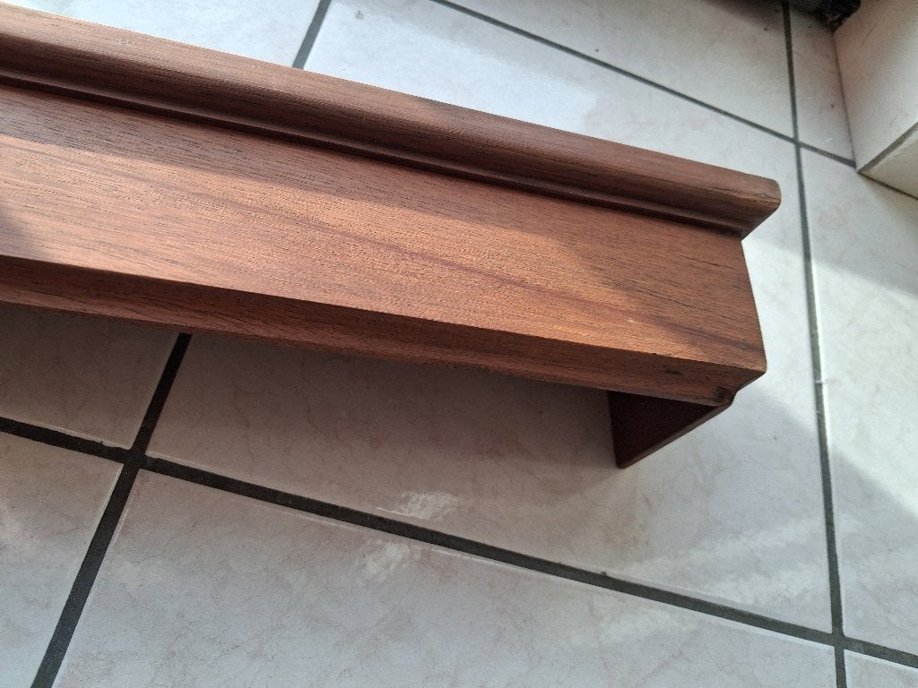 Tringle rideaux en chêne, Maison & Meubles, Autres marques, Double rideau, Brun, Enlèvement
