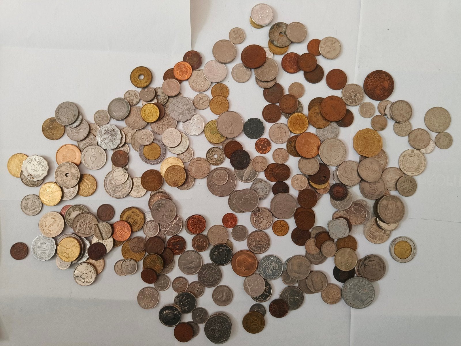 Wereldmunten 1kg, Timbres & Monnaies, Enlèvement, Autres pays, Monnaie en vrac