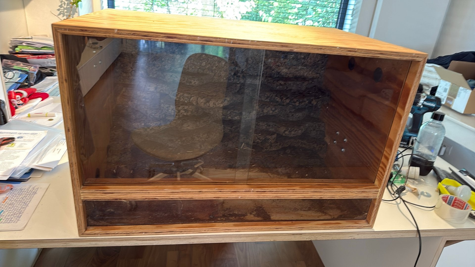 Gratis Terrarium multiplex, 80x50x50, Ophalen