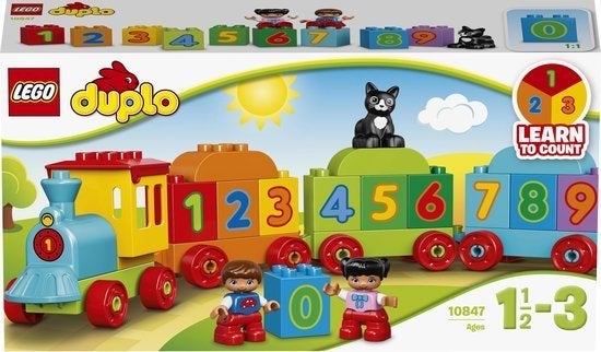Duplo getallentrein, Kinderen en Baby's, Speelgoed | Duplo en Lego, Ophalen, Compleet, Duplo