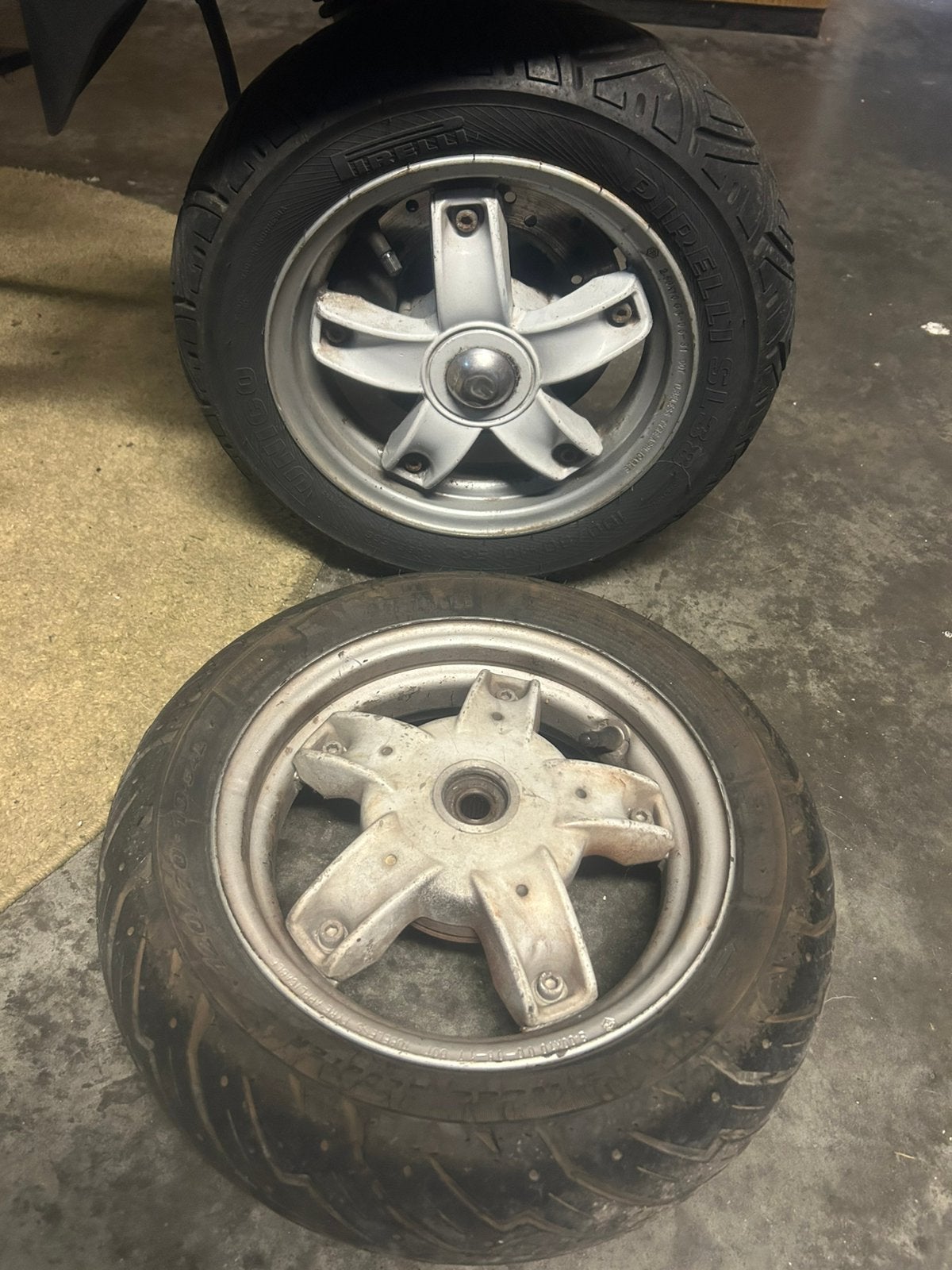 125cc zip velgen met band, Motoren, Particulier
