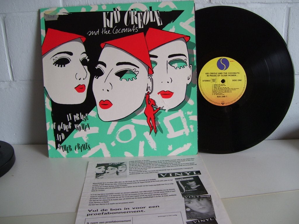 KID CREOLE AND THE COCONUTS  in praise of older women and .., CD & DVD, Vinyles | R&B & Soul, Enlèvement ou Envoi, Funk, Avec pochette intérieure