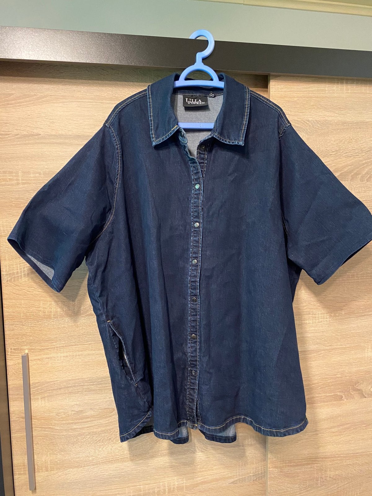 Jeansblouse korte mouw m58/60, Ophalen of Verzenden, Nieuw