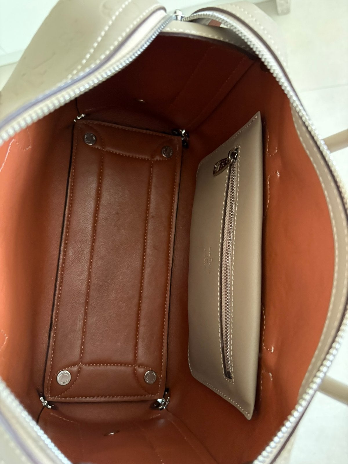Handtas leder, Ophalen of Verzenden, Zo goed als nieuw, Handtas