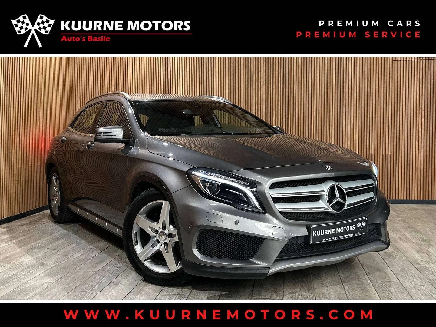Mercedes-Benz GLA 180 7G-DCT AMG Line Alu18"/Led/Leder/VerwZ, Autos, Argent ou Gris, Euro 6, Entreprise, Noir