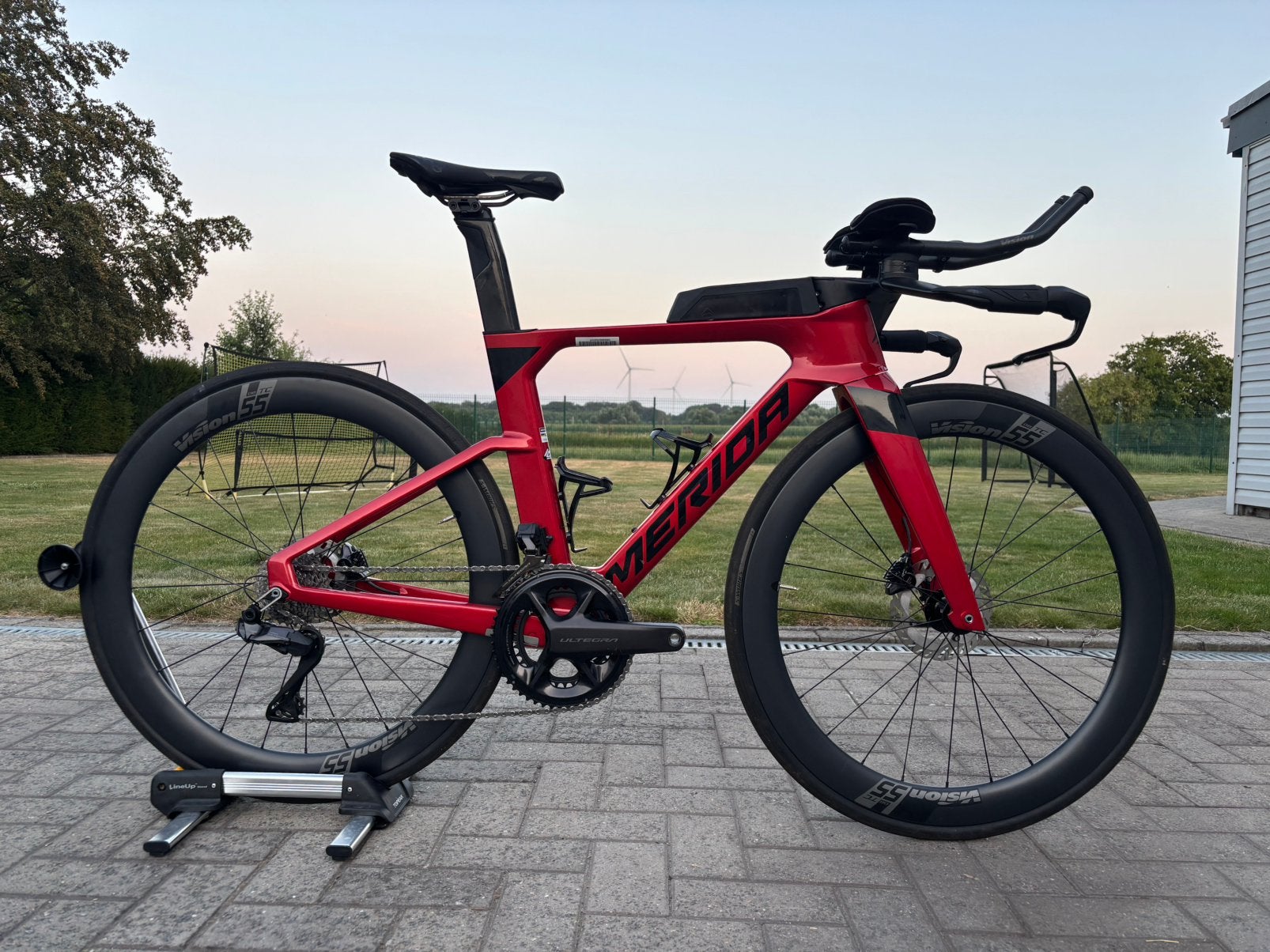Merida Time Warp Tri Limited — Seulement 500 km, Neuf, Autres marques, 10 à 15 vitesses, Acier
