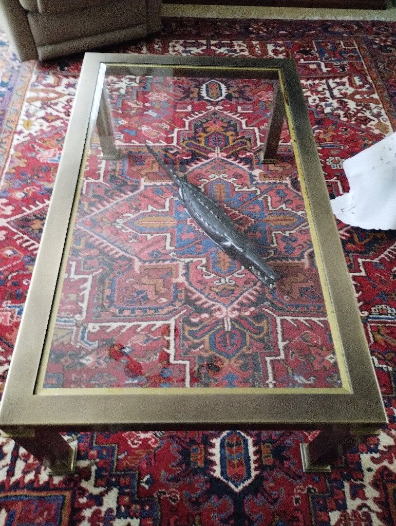 SALONTAFEL, Huis en Inrichting, Ophalen of Verzenden, Rechthoekig, Glas