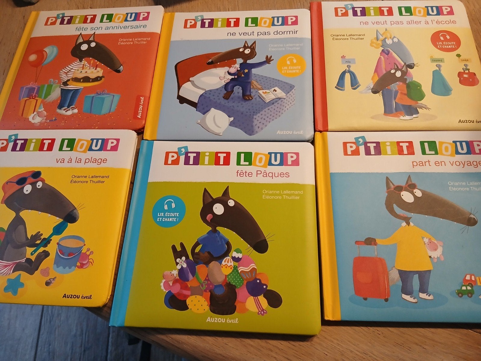 p’tit loup, Livres, Enlèvement