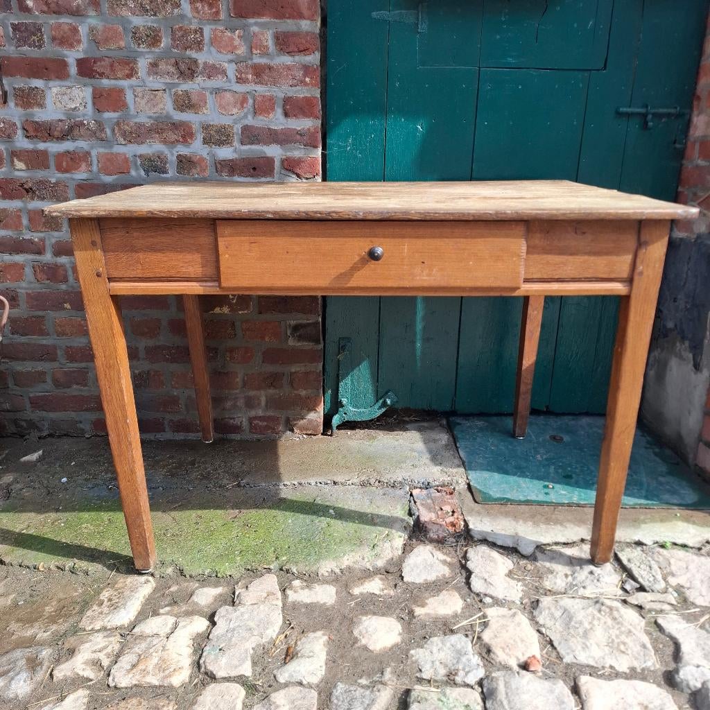 Ancienne table de ferme/table de café française, Enlèvement
