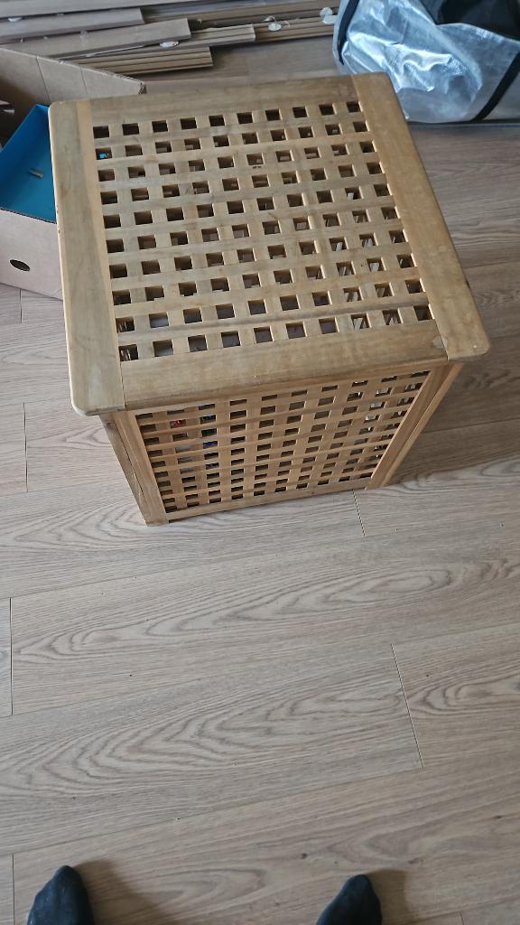 houten opbergtafel, Ophalen, Gebruikt