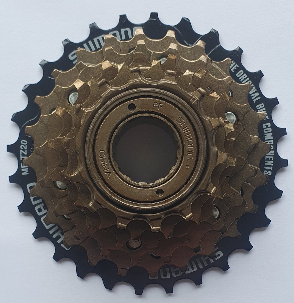 Gloednieuwe Shimano cassette met 6 versnellingen (MF-TZ20), Fietsen en Brommers, Fietsonderdelen, Ophalen of Verzenden, Nieuw
