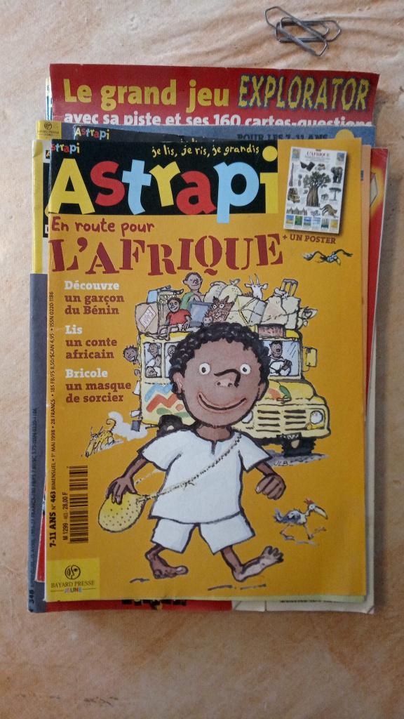 Revues pour enfants et jeunes ados (Astrapi/ Doremi / Okapi), Enlèvement, Utilisé, Autres types
